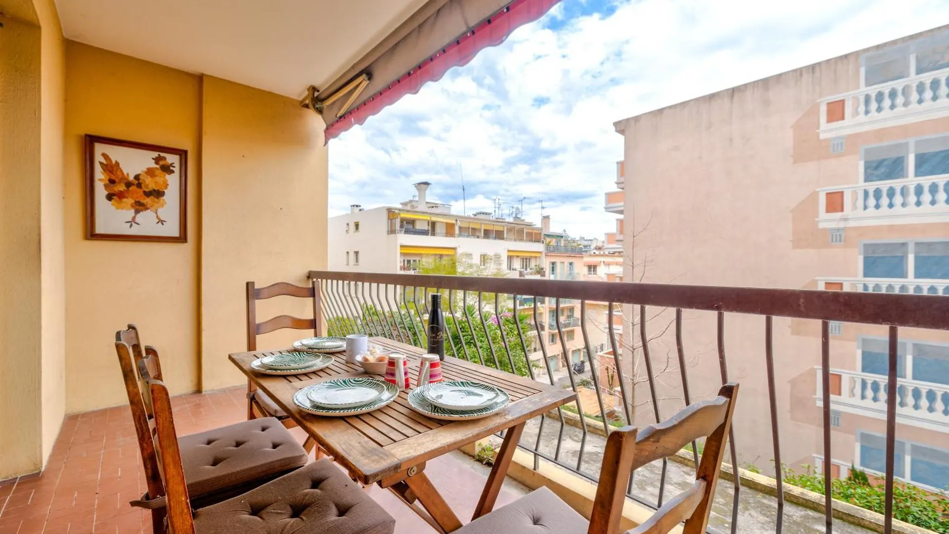 Apartment Grand 3 Pieces Calme - Nice - Garage